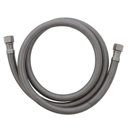 Jones Stephens 3/8in. Compression x 3/8in Compression x 48in Braided Stainless Steel Dishwasher Connector S04260